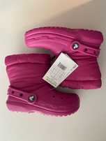 crocs śniegowce buty botki ocieplane kalosze lined neo puff boot
