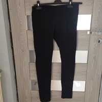 Spodnie czarne legginsy damskie elastyczne rozmiar 40