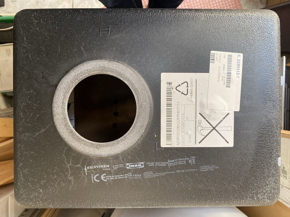 KILSVIKEN , NORRSJON (VRESJON) IKEA - nowy zlew, zlewozmywak