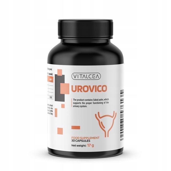 Urovico : Cynk Cucurbita Bocznia Żurawina Pokrzywa || 30Caps.