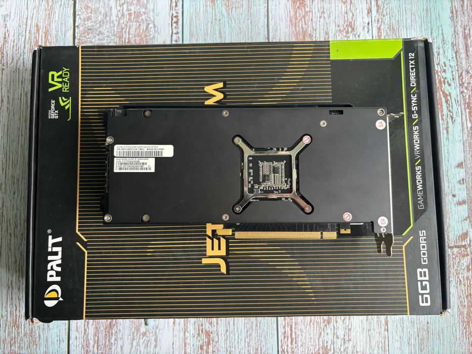 Відеокарта GeForce Palit JetStream GTX 1060 6Gb, видеокарта 1060 GDDR5