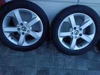 Skoda Octavia felgi aluminiowe plus opony całoroczne 16- 205/55 2019r