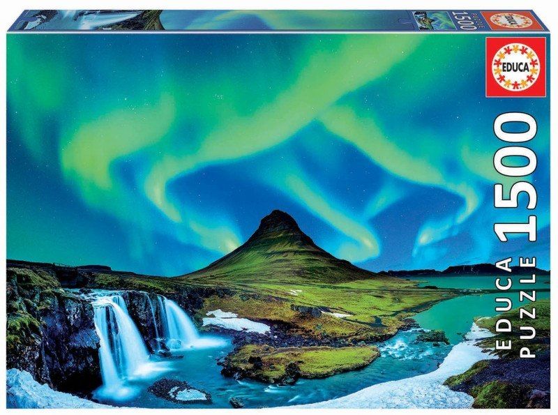 Educa Puzzle 1500 El Zorza Polarna Islandia