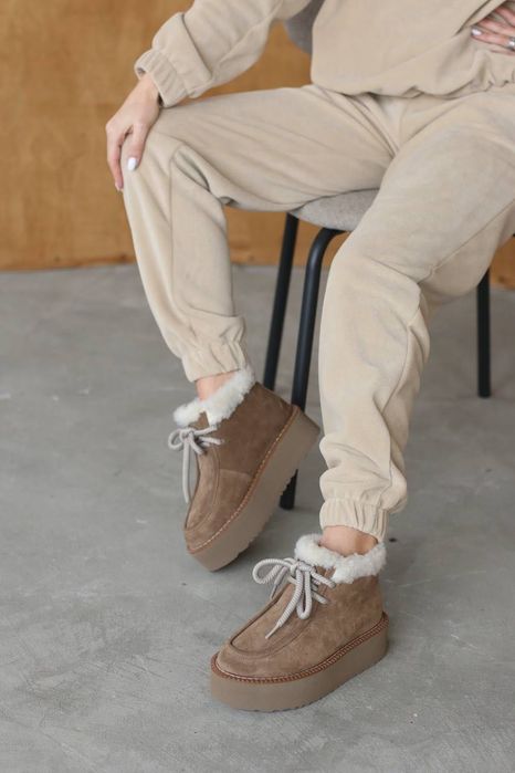 Жіночі замшеві ботинки 39р