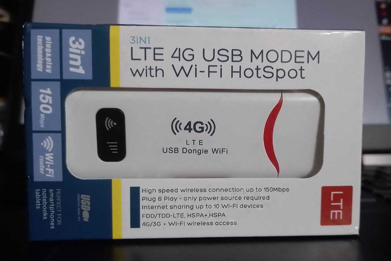 Modem WiFi точка доступа для 3G 4G мереж мобільного зв'язку