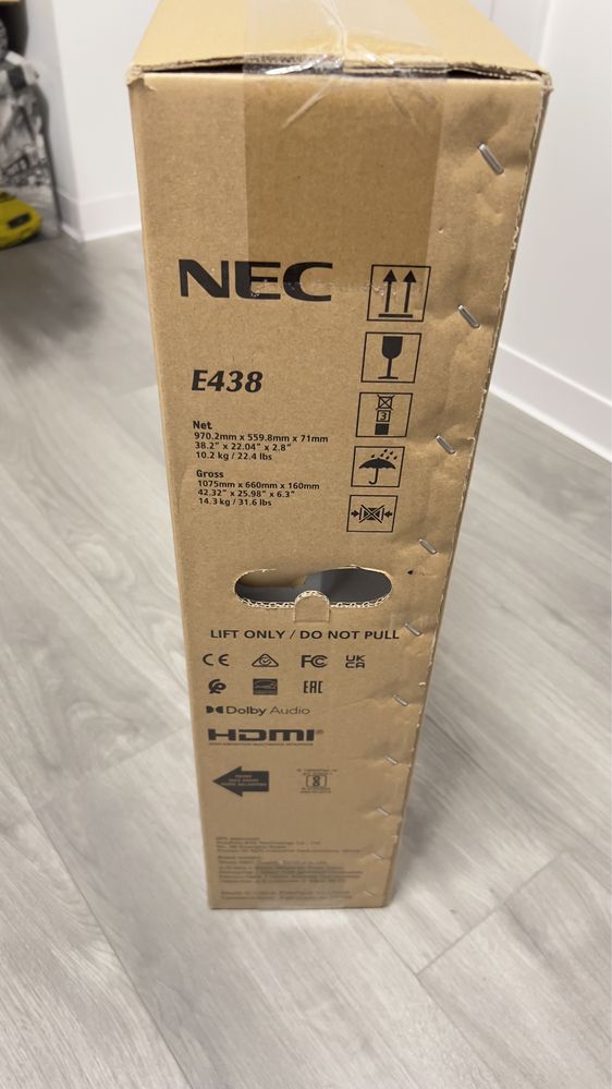 Monitor NEC E438 4K 43” gwarancja