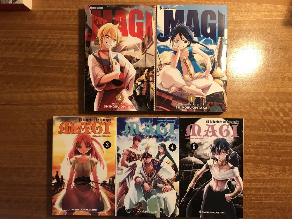 Magi: the Labyrinth of Magic vol 3 4 5