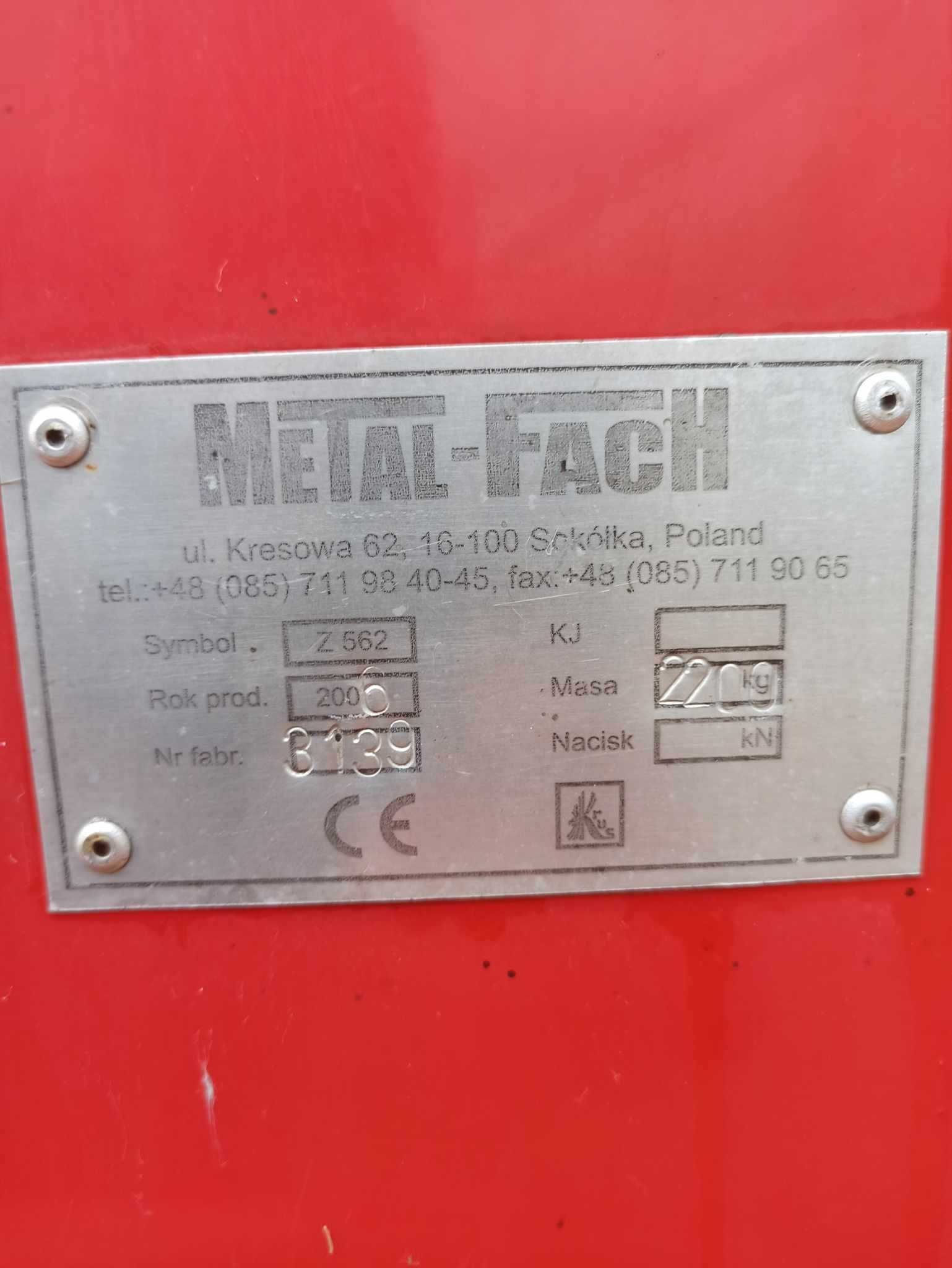 Prasa belująca Metal-Fach Z562