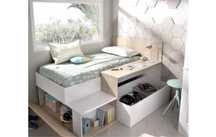 Cama com secretaria
