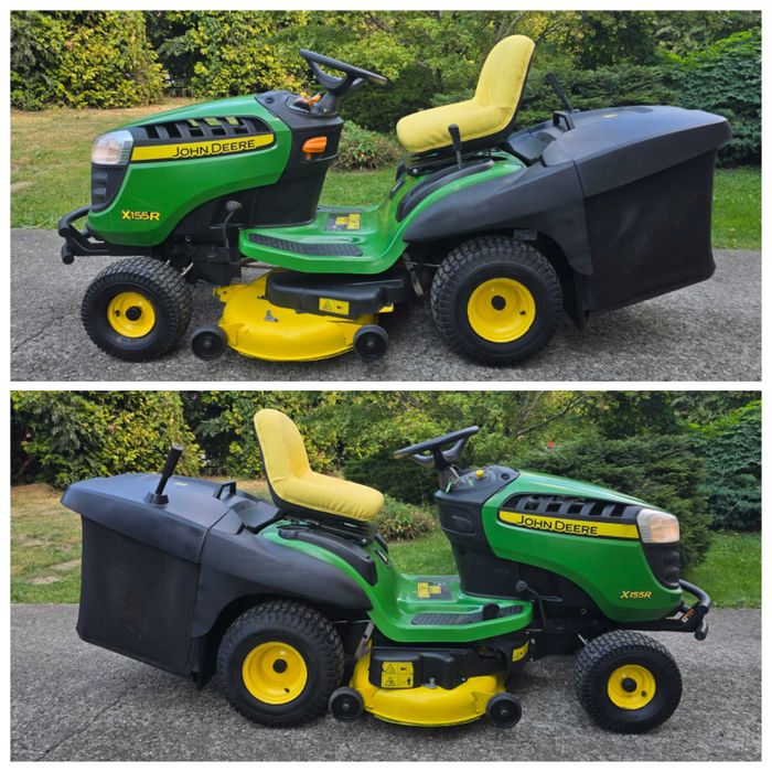 Traktorek kosiarka John Deere X155R 18KM v-ka B&S pompa SUPER STAN