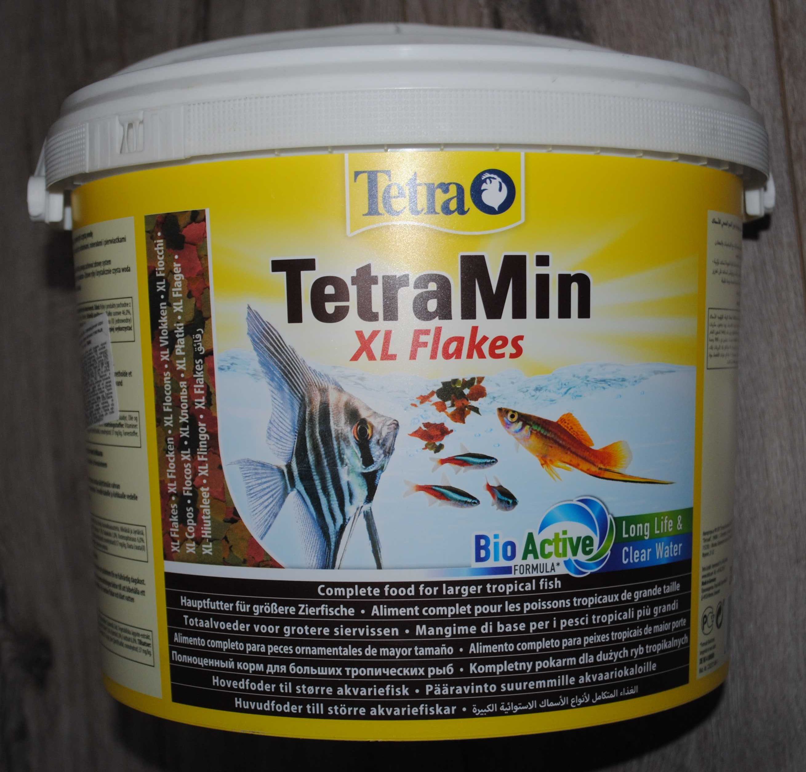 Корм Тетра для акваріум риб Tetra MIN XL FLAKES 10 L 2,1 кг пластівці