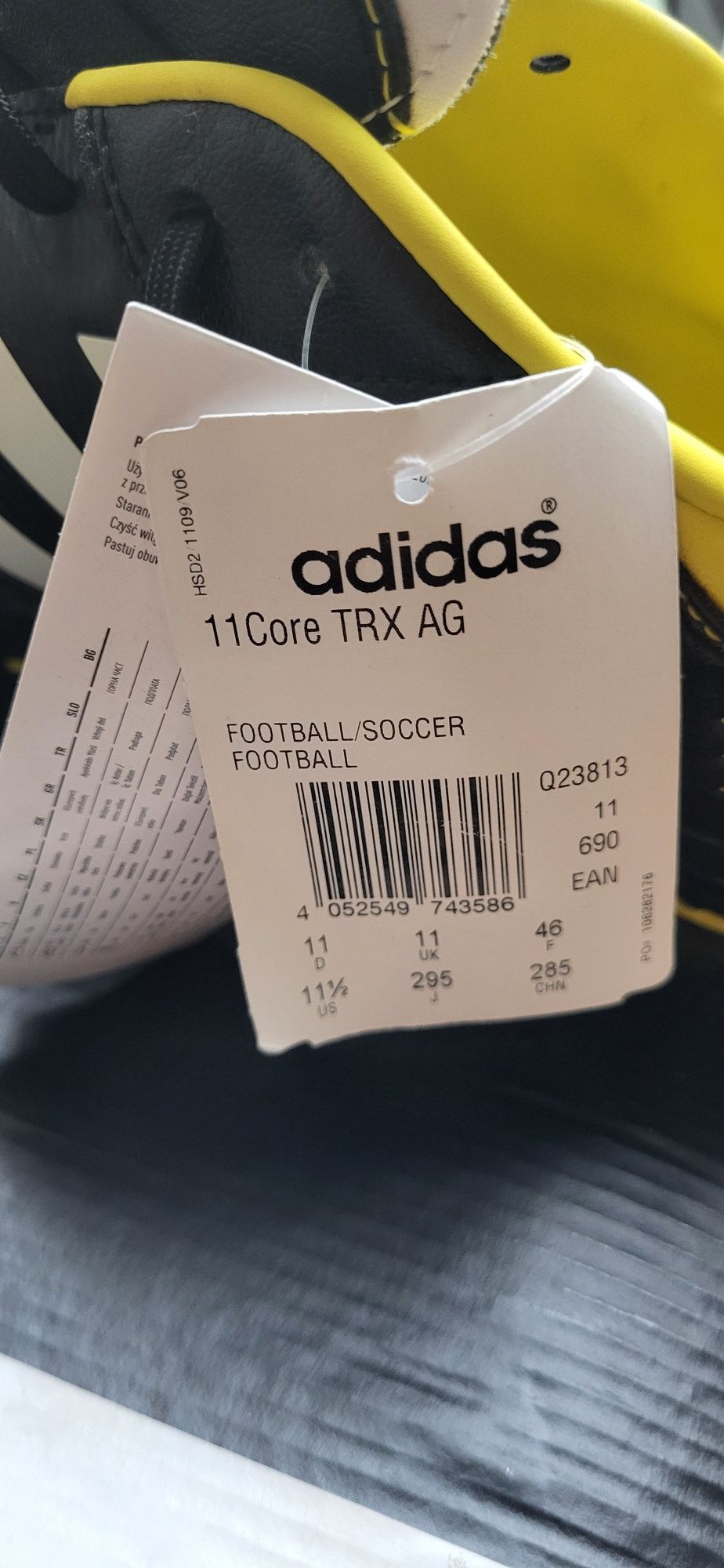Korki Adidas 11Core trx ag nowe z metkami r46