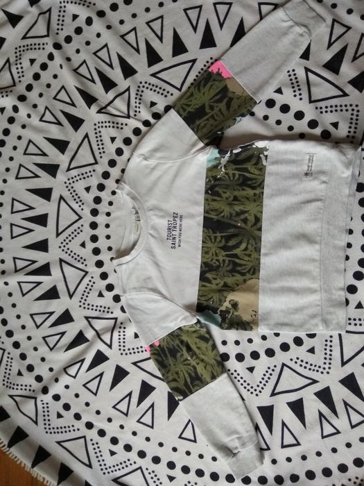 Bluza z elementami roślinnymi 122/128 Name it