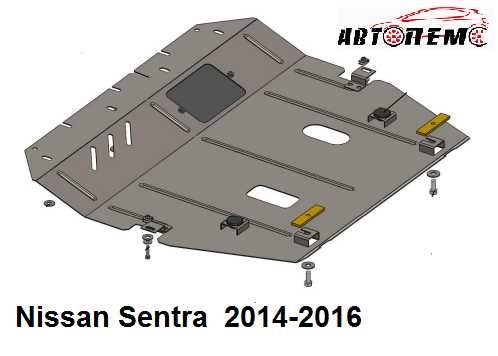 Захист двигуна Nissan 350Z Armada Frontier Interstar Almera Altima
