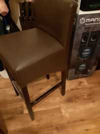 Krzeslo  barowe brąz
