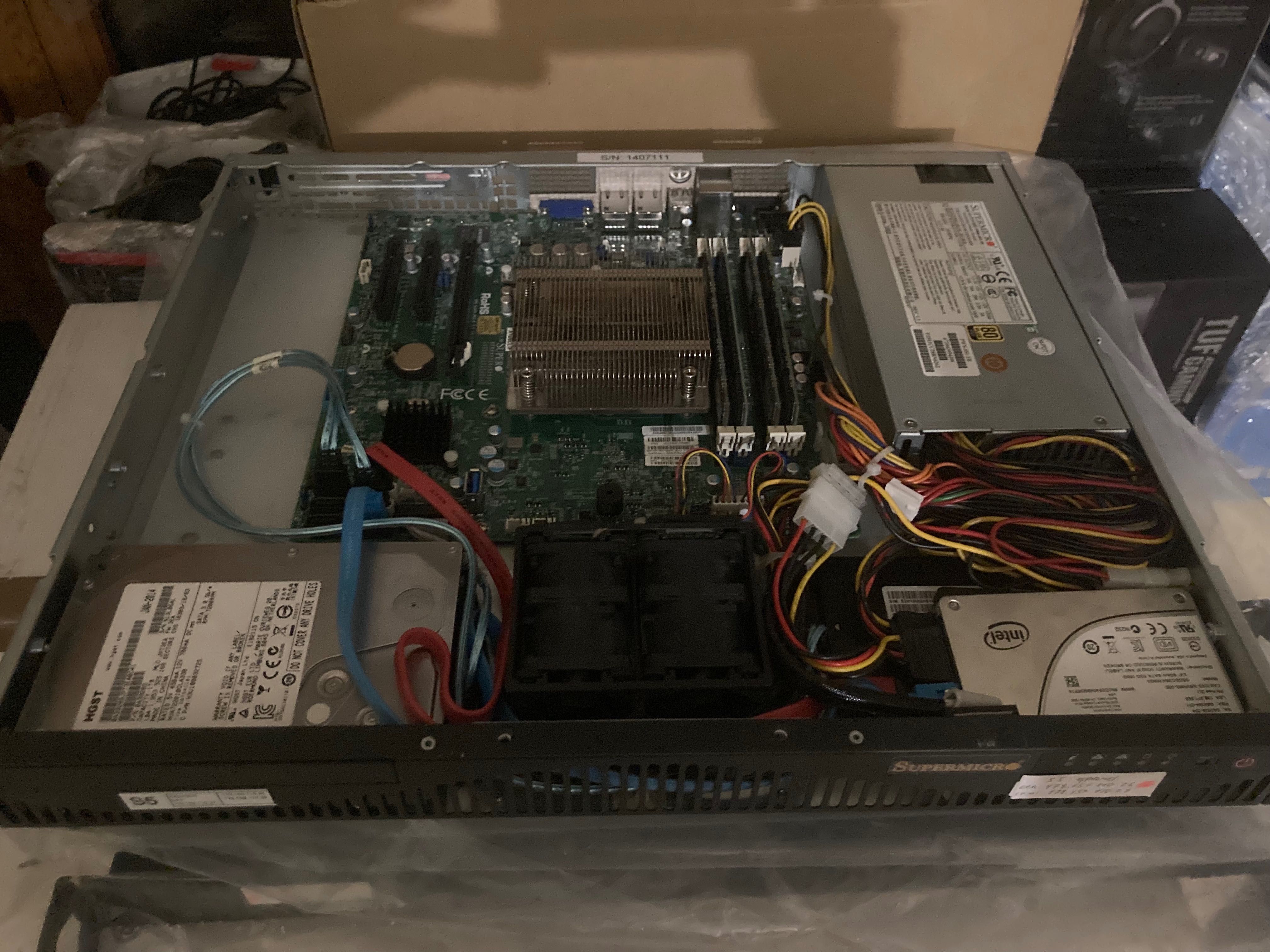 Сервер Supermicro, 1U, Intel Xeon E3-1230V3, E3-1231V3, E3-1230V5