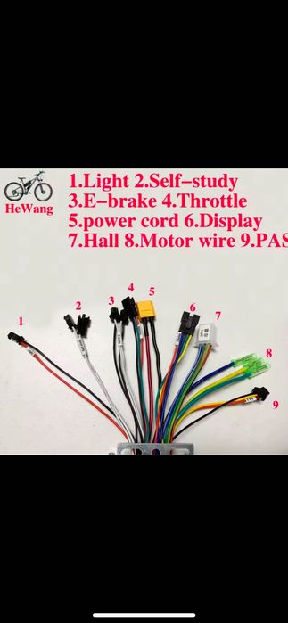 Контролер синусный 20а 500w под дисплей s866 для електровелосипеда