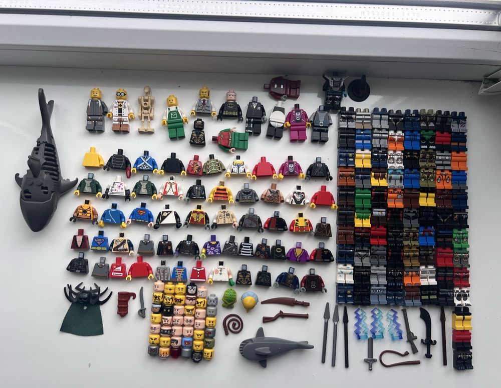 Lego деталі фігурок,аксесуари оригінал