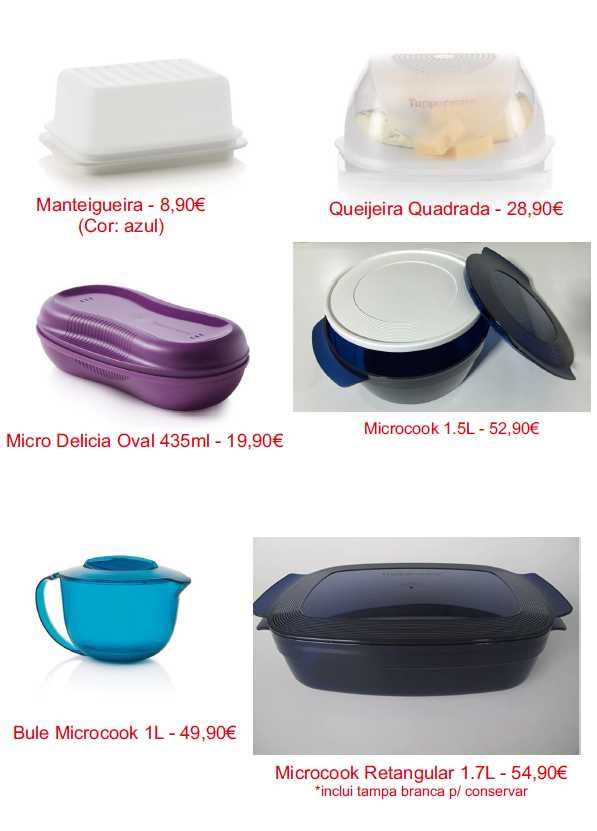 Tupperware variados NOVOS