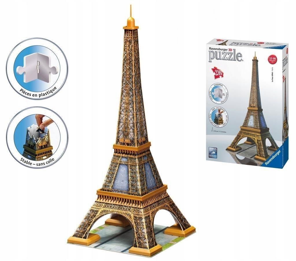 Puzzle 3d Wieża Eiffla, Ravensburger