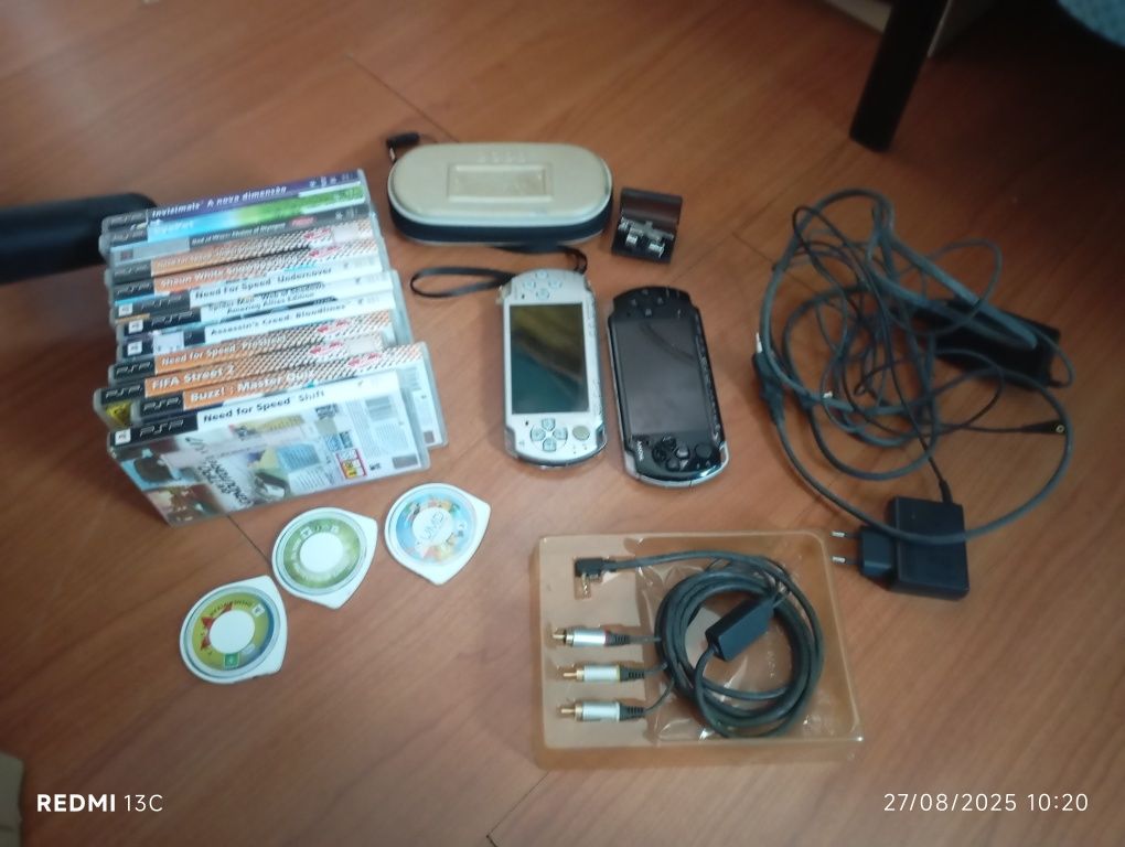 2psp com jogos e acessórios