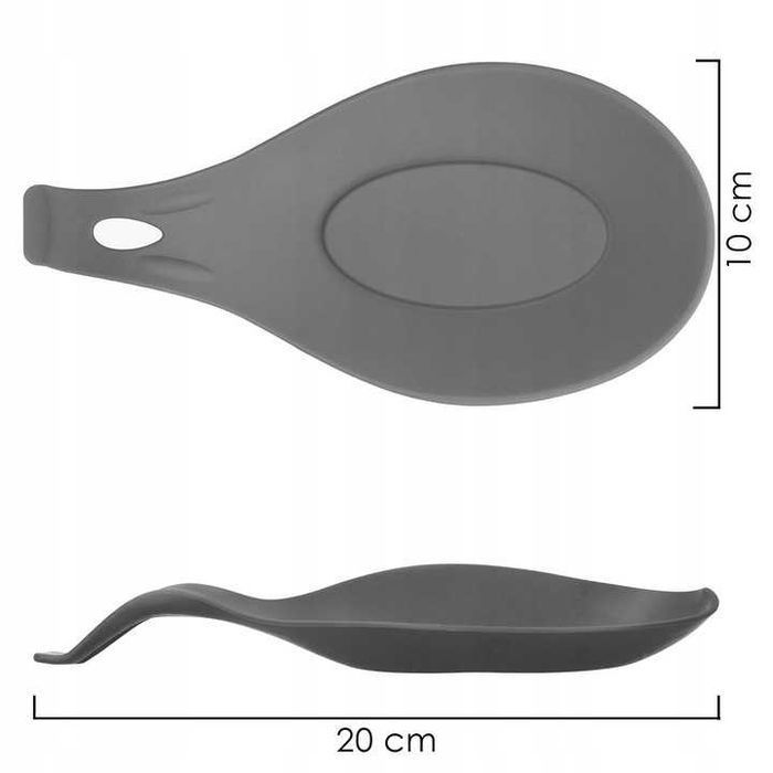 PODSTAWKA POD ŁYŻKĘ Sylikonowa Podkładka Kuchenna Ociekacz pod chochlę