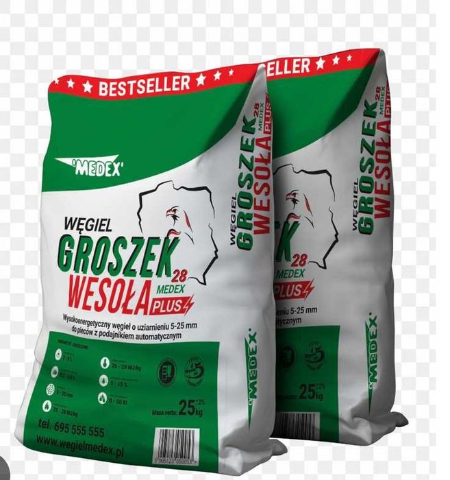 Węgiel groszek WESOŁA 29 kalorii