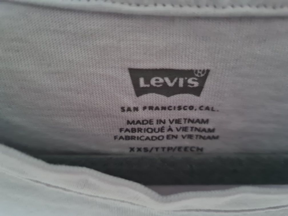 T-shirt Levi's XXS, bez rękawów