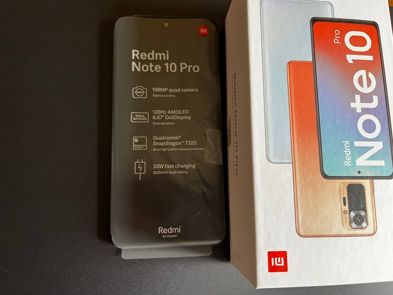 Мобільний телефон Xiaomi Redmi Note 10 Pro 6/128GB Onyx Gray