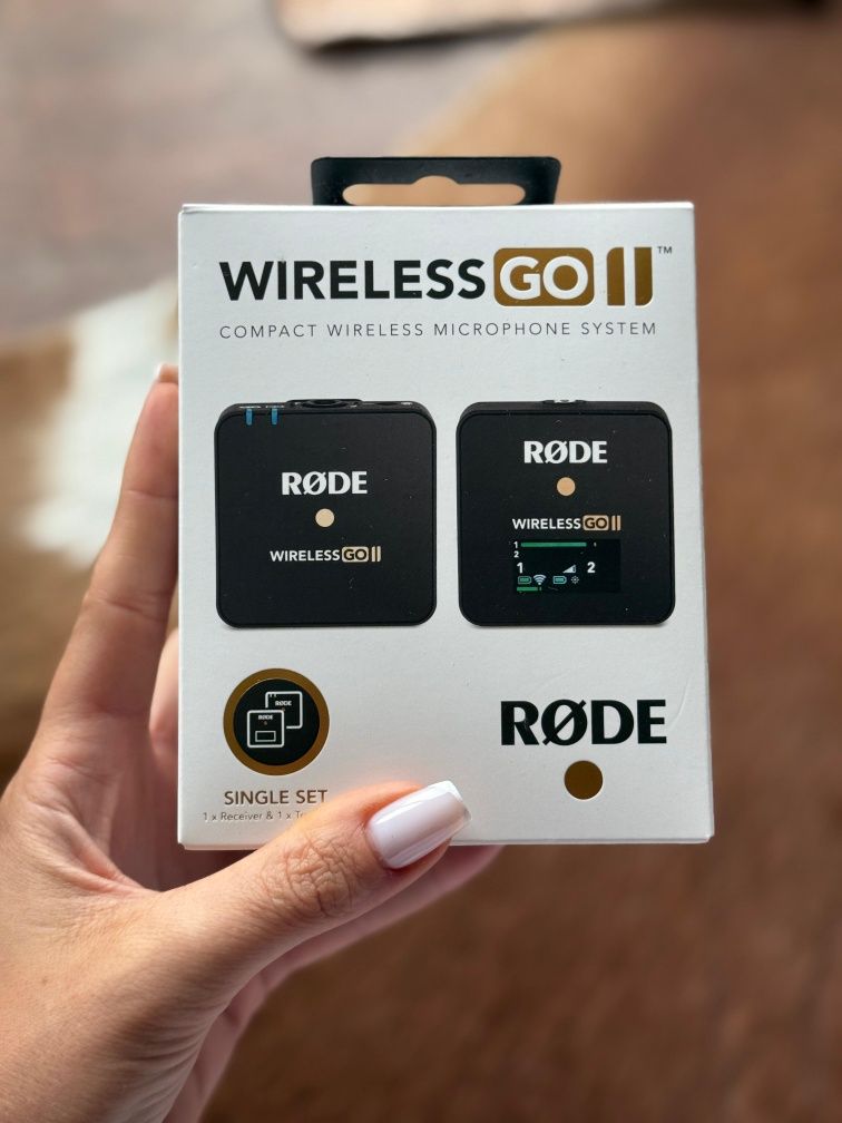 Røde wirelessGO II Single set - oryginalny nowy mikrofon