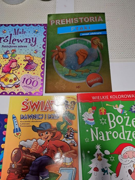 Różne książki edukacyjne zestaw tanio.