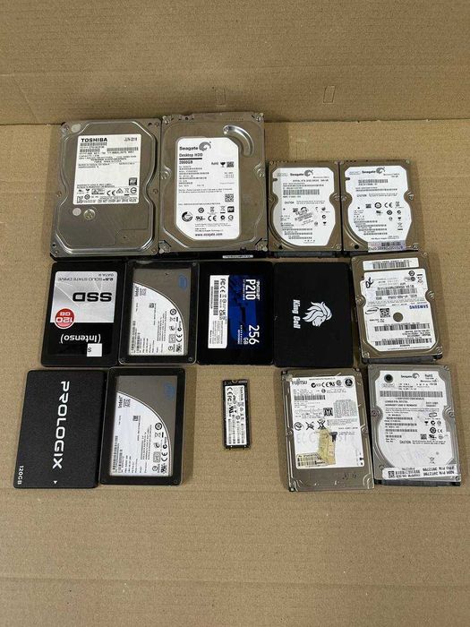 Лот Hdd ssd 14 шт