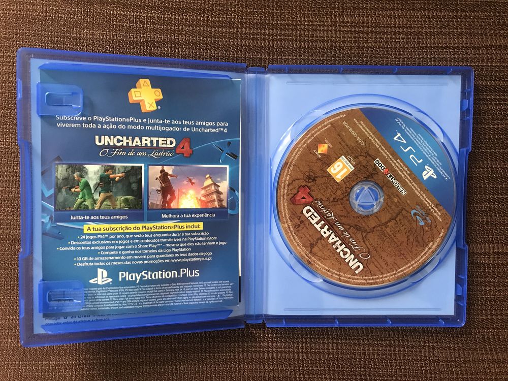 Uncharted 4 para PS4 (Jogo em Portugues)