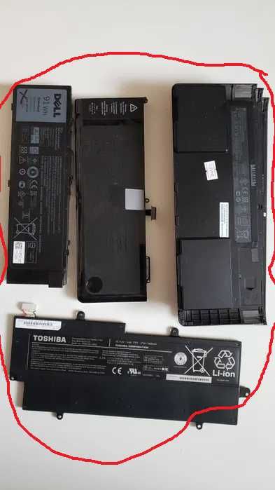 Неробоча батарея аккумулятор 18650 lition для ноутбука Lenovo Dell HP
