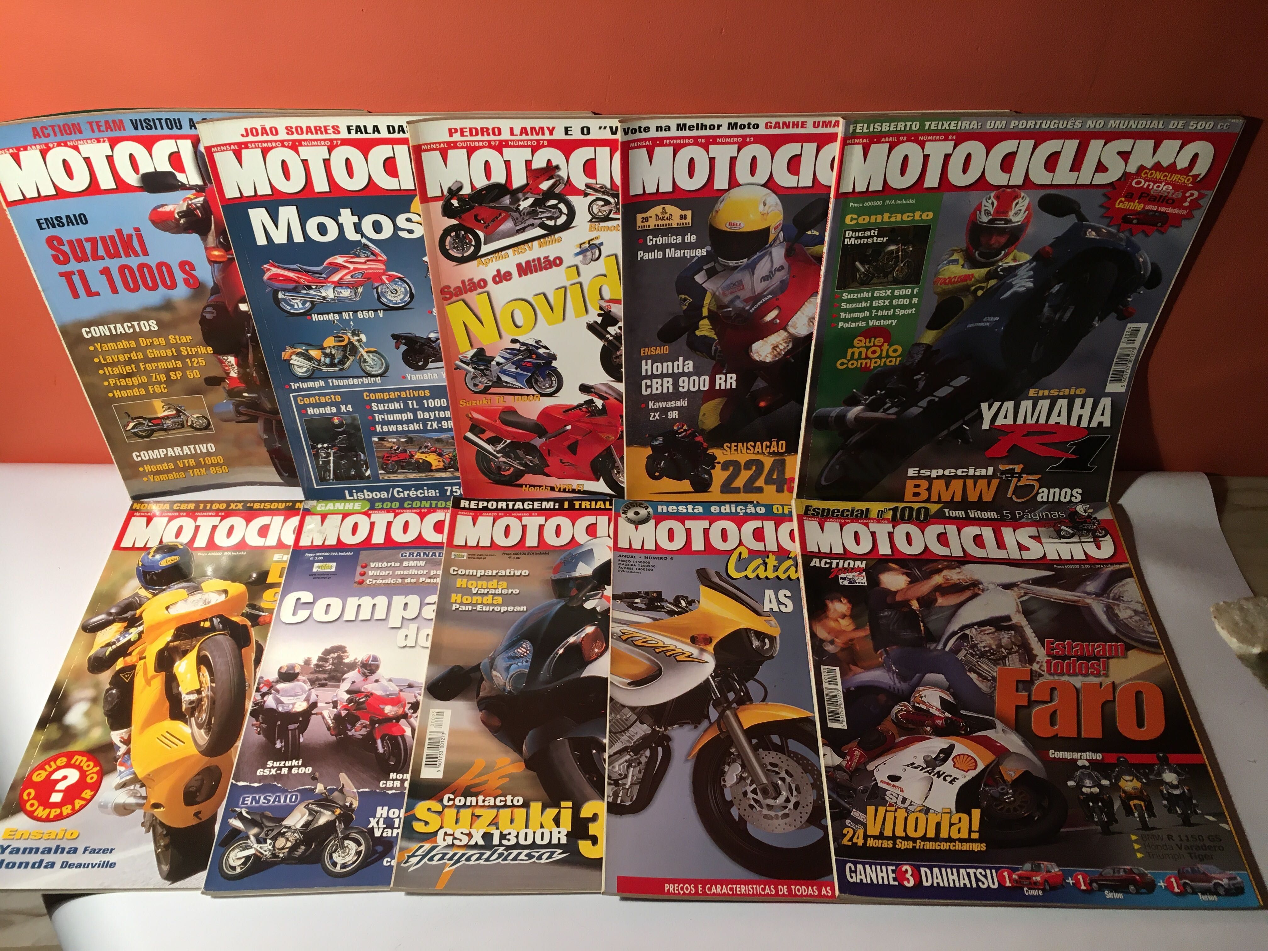 MOTOCICLISMO - 50 revistas / 3 catálogos / 1 acessórios