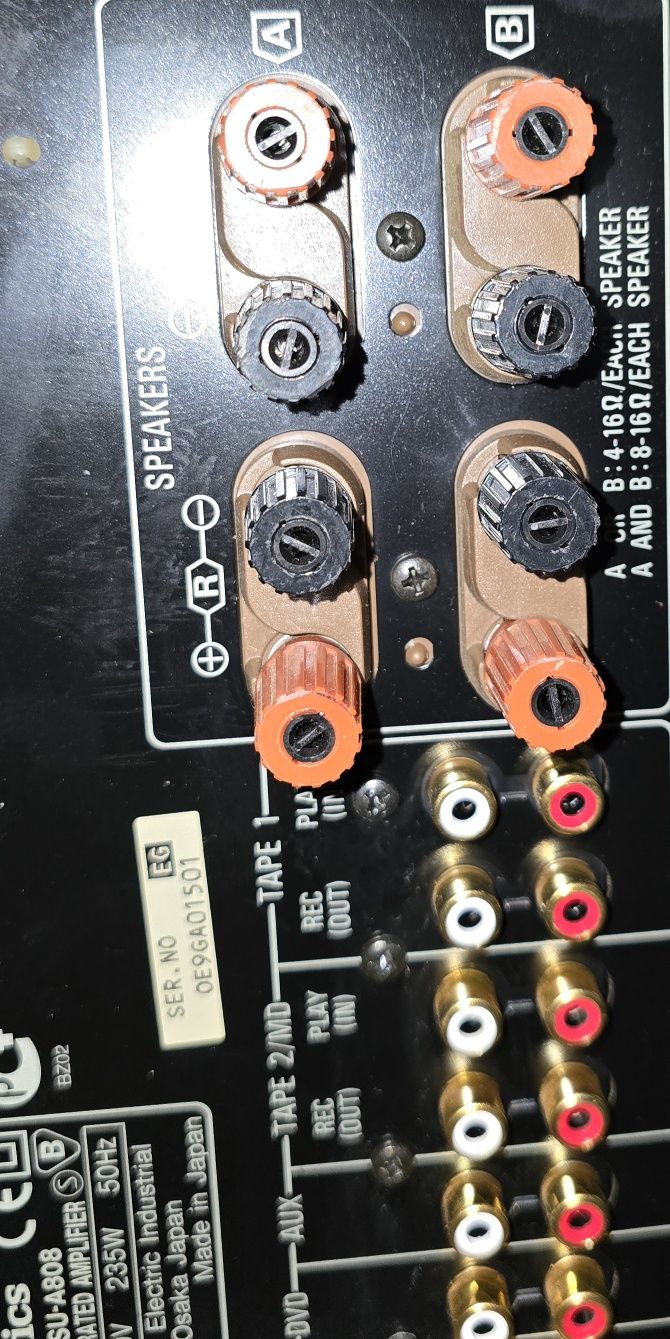 Technics SU A 808 Wzmacniacz Solidny Japan