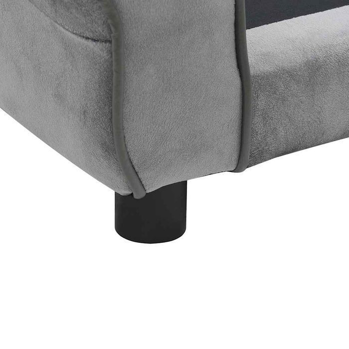 Vidaxl Sofa Dla Psa, Szara, 72X45X30 Cm, Pluszowa