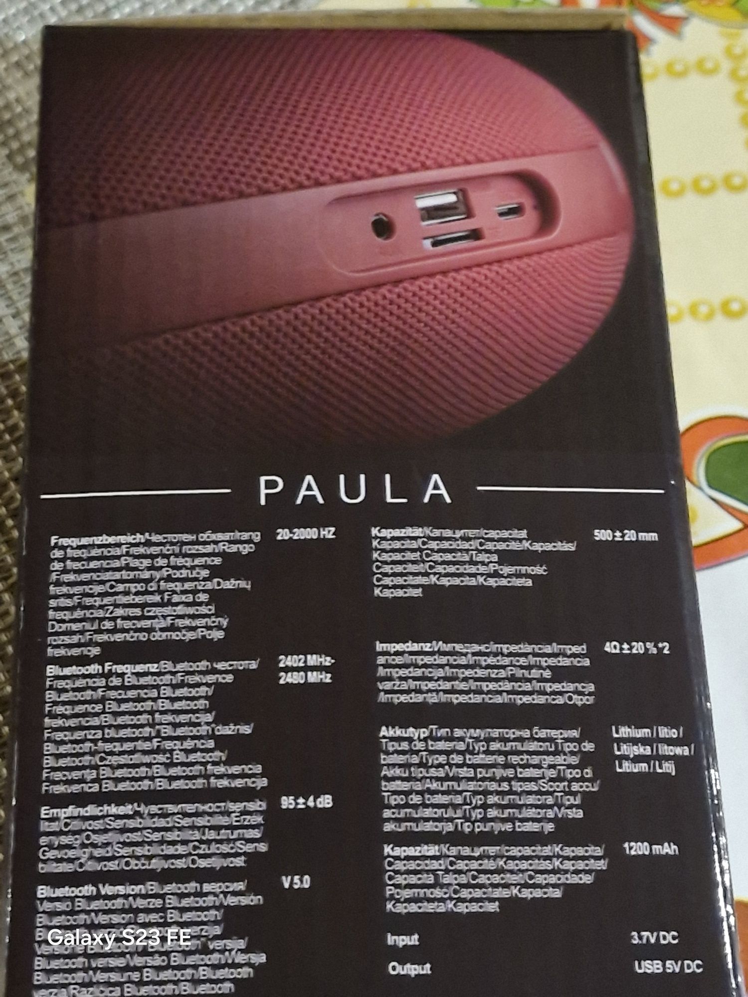 Głośnik Bluetooth niemieckiej firmy Nowy