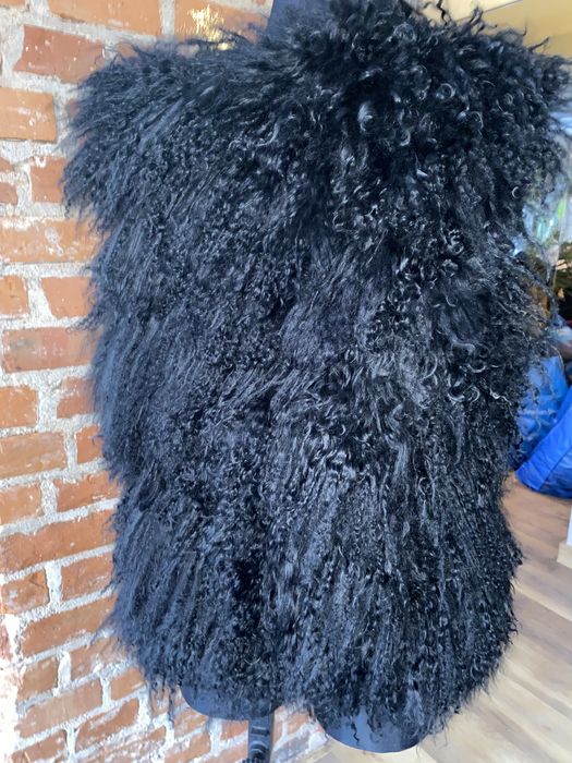 Kamizelka lama naturalna czarna XL