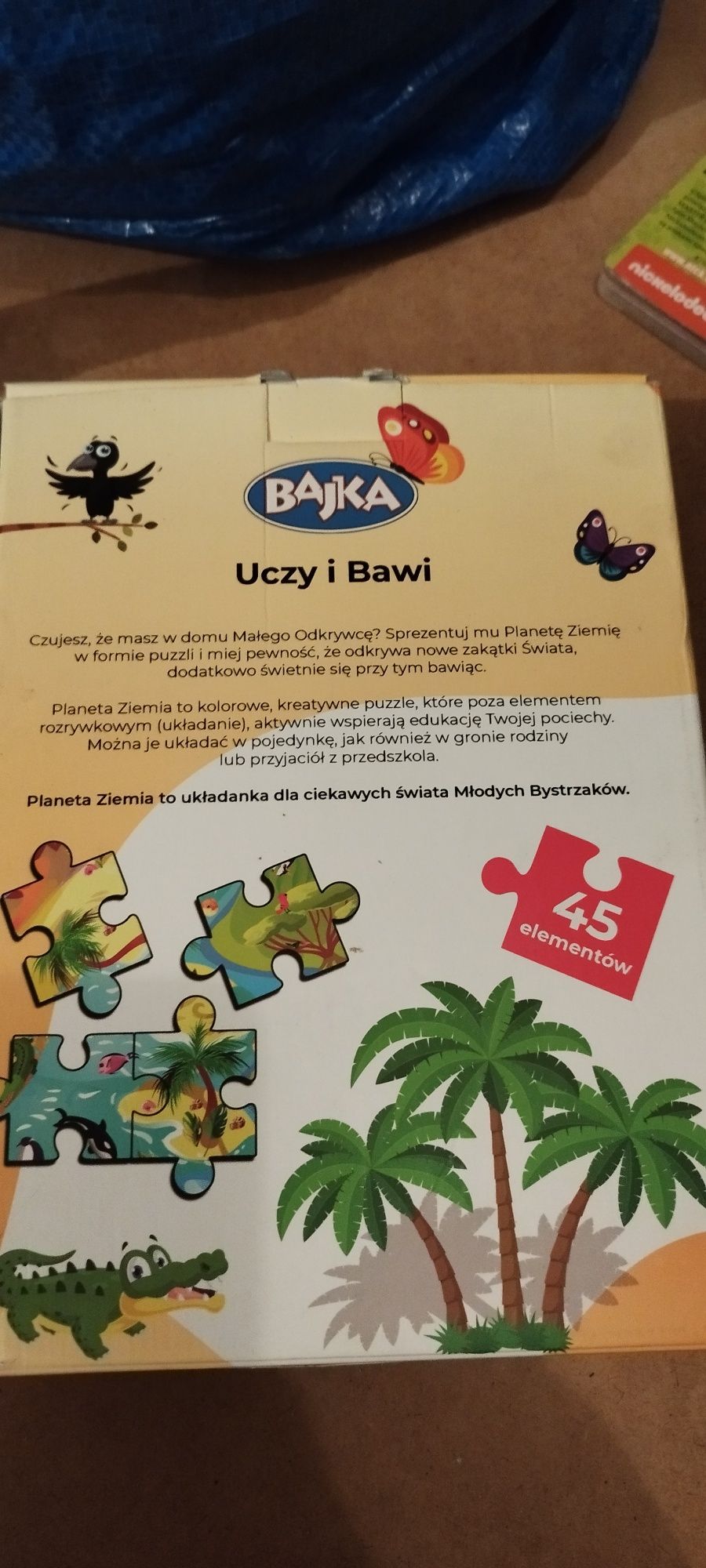 Puzzle bajka planeta Ziemia