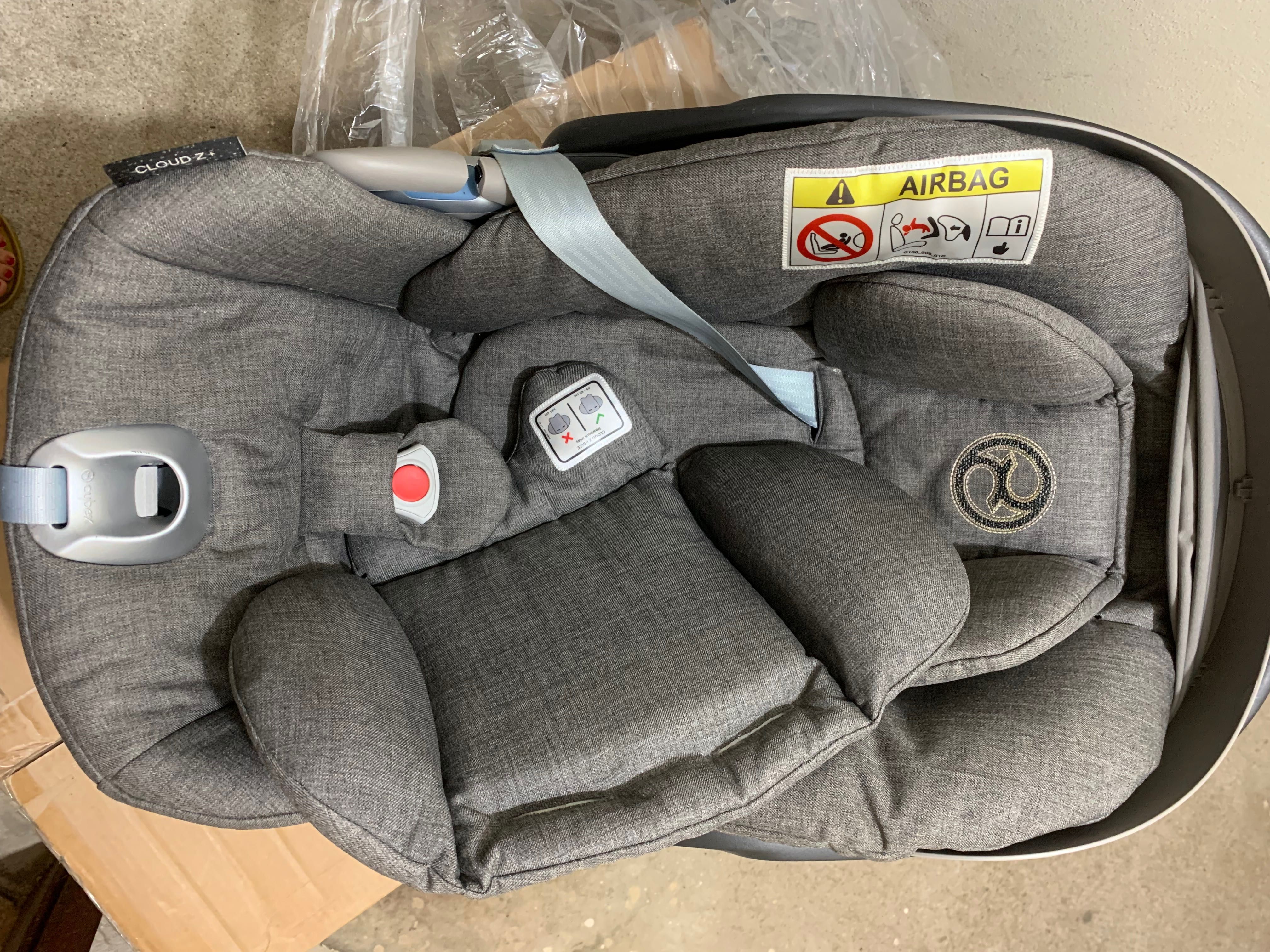 Ovo Cybex / cadeira auto Cloud Z i-Size cinza