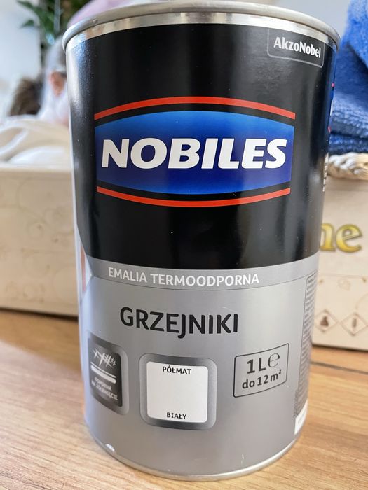 Farba do grzejnikow Nobiles biala