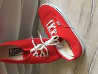 Vans tenisówki czerwone