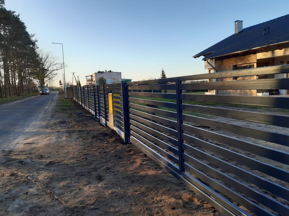 Ogrodzenia Panelowe kompletne. Palisada
