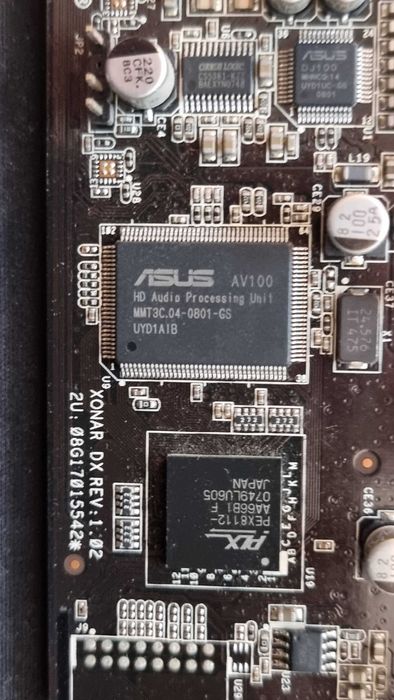 Karta dźwiękowa ASUS Xonar DX/XD/A PCI-E - sprawna, dobry dźwięk