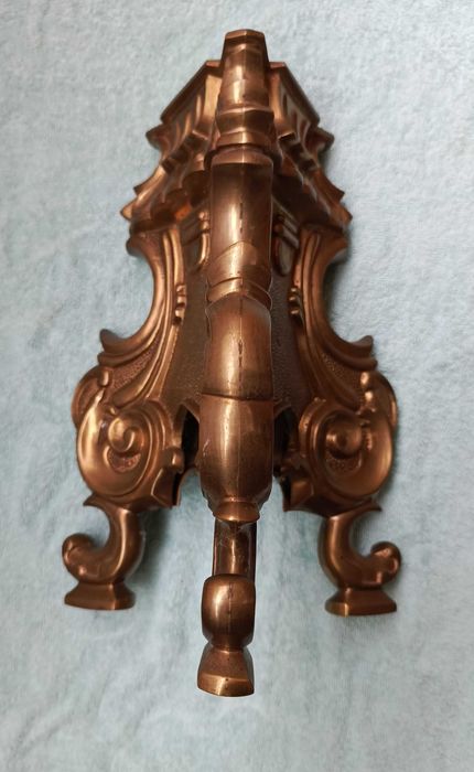 Świecznik / Lampa duży 83 cm mosiężny