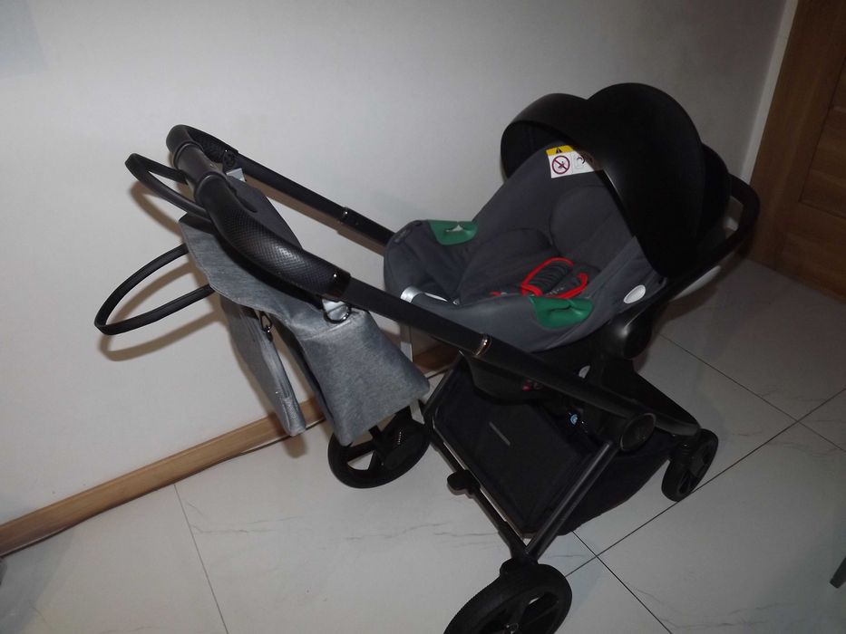 Venicci upline 3w1 Fotelik cybex dodatki Tapicerki jak nowe