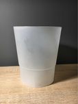 Osłonka doniczka przezroczysta 12cm średnicy