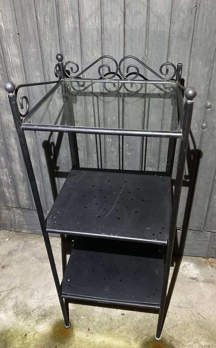 metalowa etażerka, stojak, kwietnik , stolik ikea rönnskär