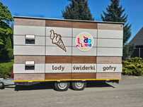 Niewiadów  Przyczepa gastronomiczna, lody, gofry, kołacze, kawa
